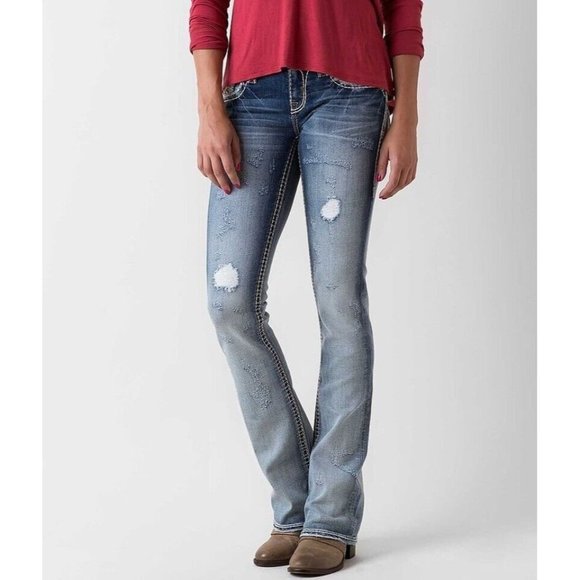 Rock Revival Cameo Boot Stretch Jeans Size 27 - Picture 1 of 16